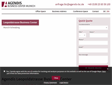Tablet Screenshot of leopoldstrasse-bc.de